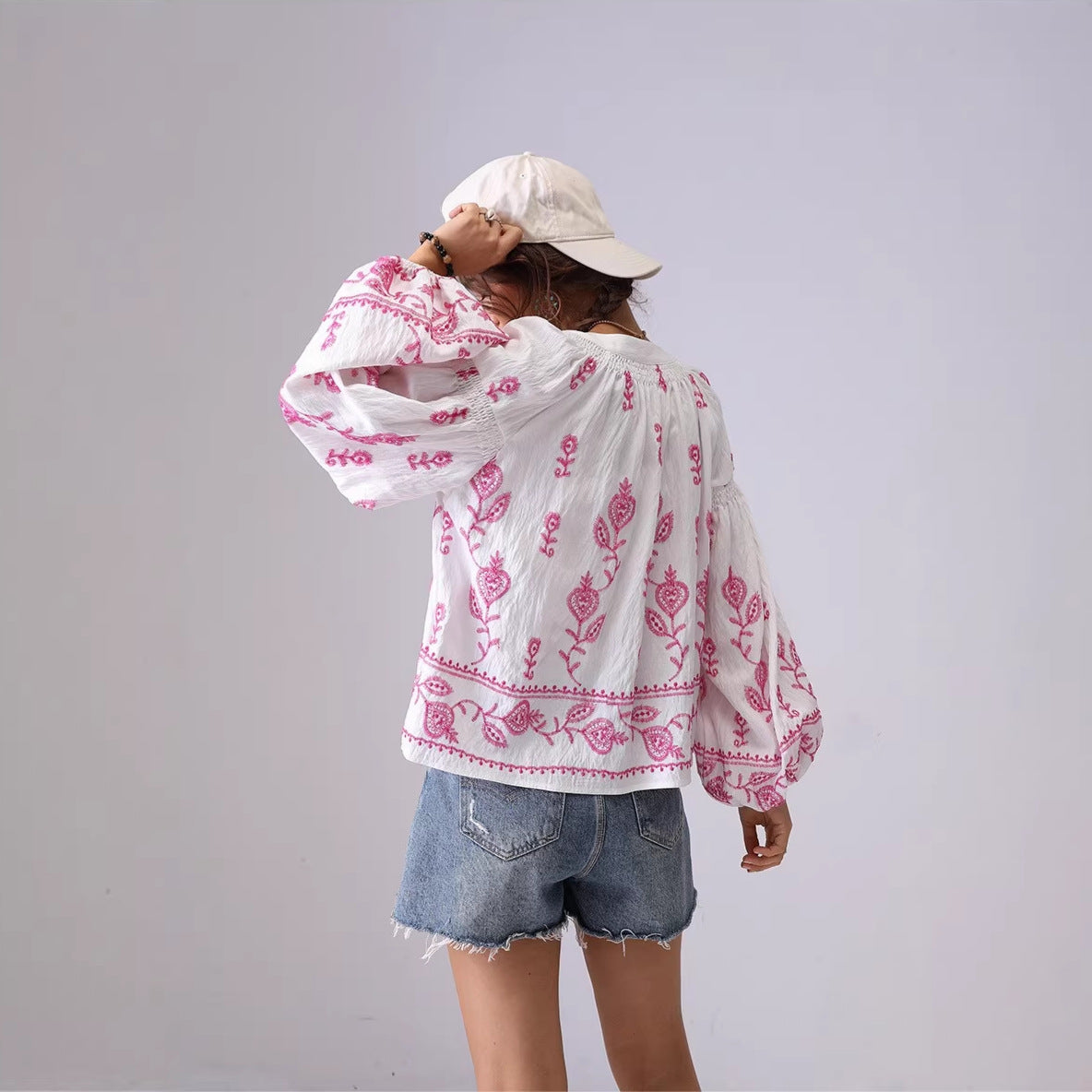 Mirella Embroidered Summer Top