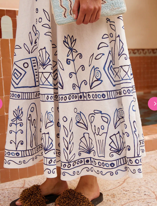Diane Printed Midi Dress