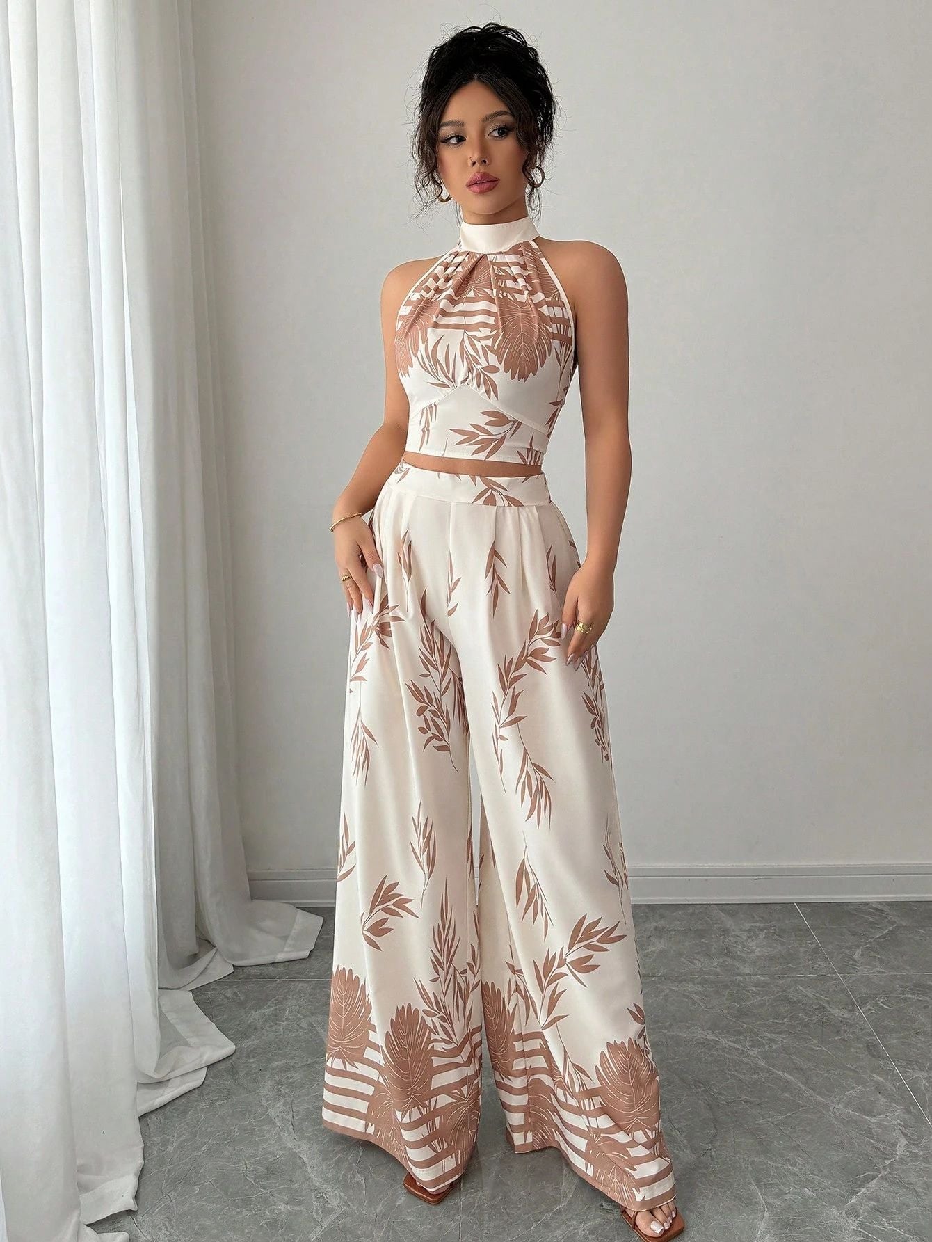 Rene Printed Top Coord Set