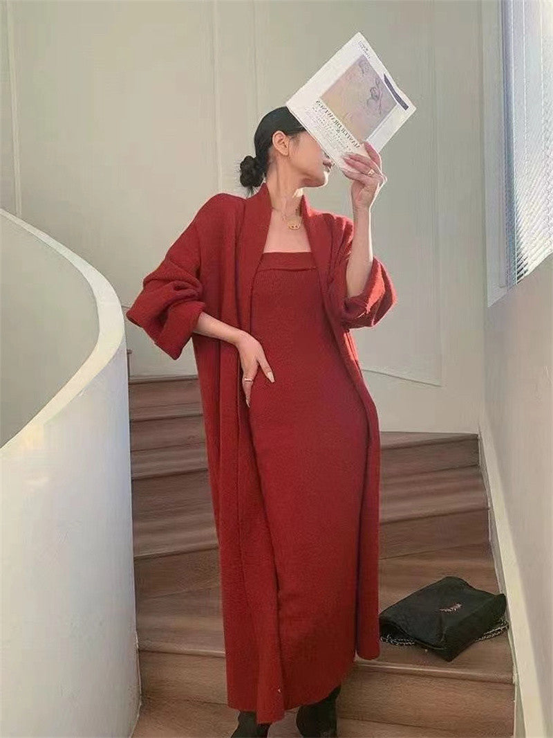 Asta Off Shoulder Dress With Cape