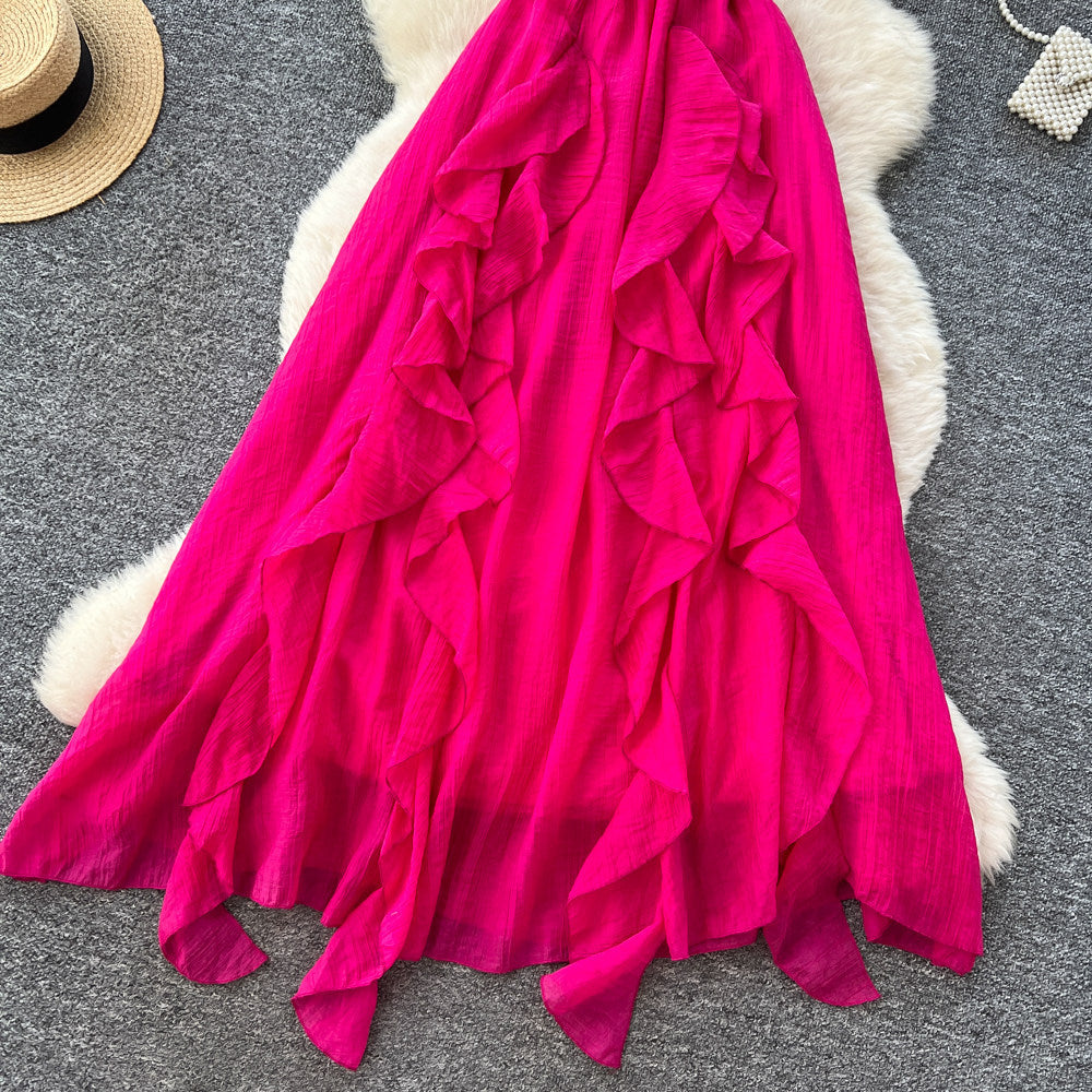 Maelle Ruffle Maxi Dress