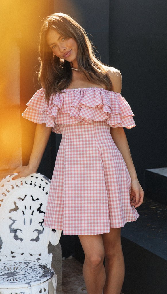 Olivia Off Shoulder Mini Dress