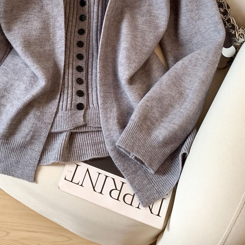 Lior Woolen Top With Cape Sweater