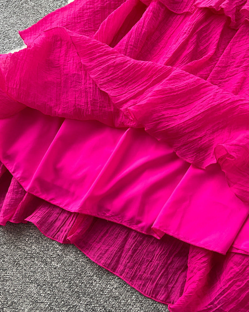 Sofia Ruffle Layer Maxi Dress