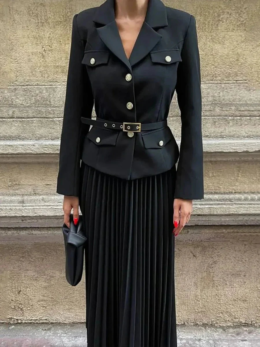 Emma Coord Set With Belt