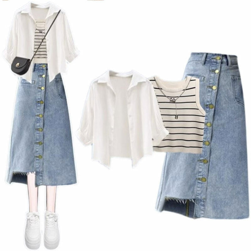 Costa summer Coord Set of 3 In White