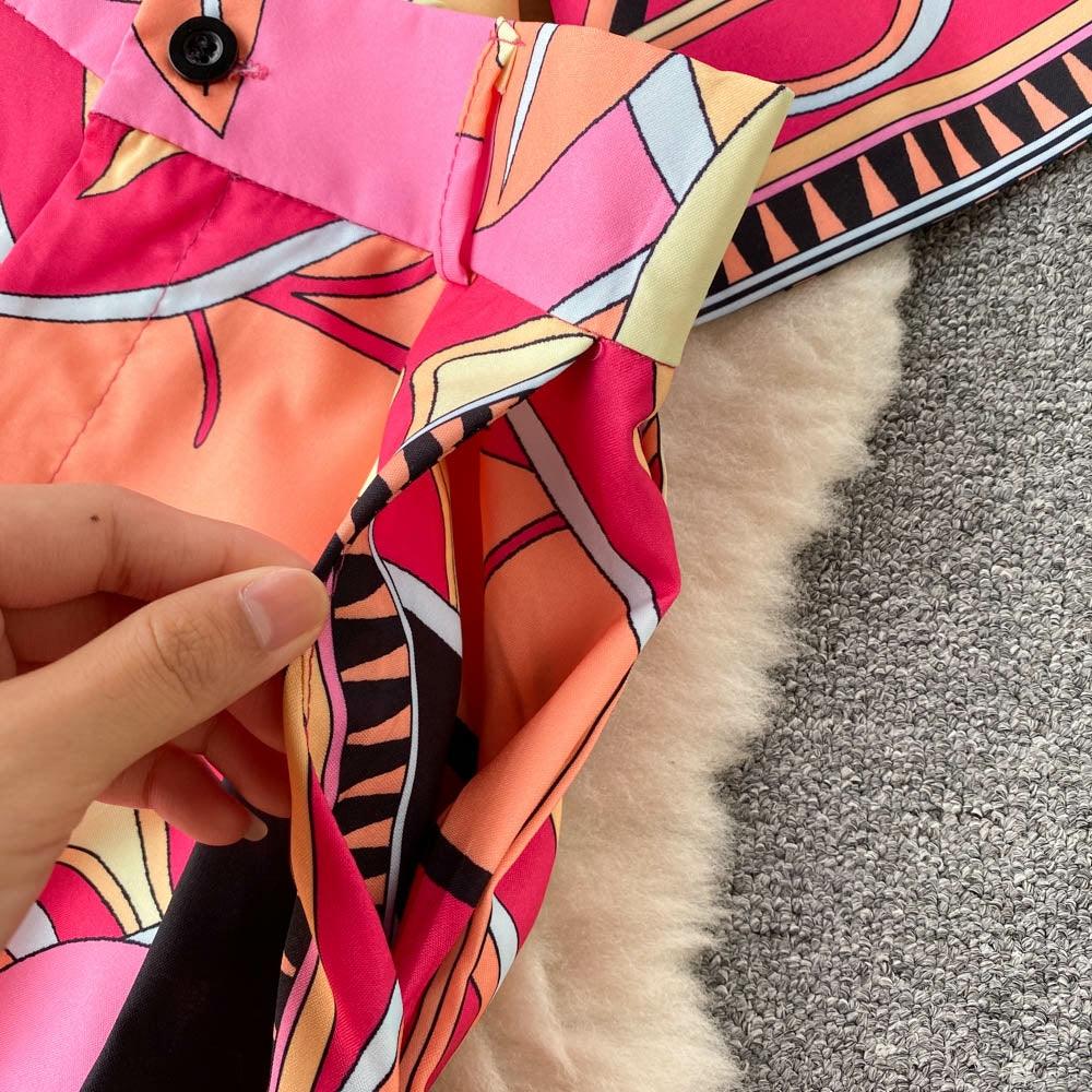 Alia Abstract Coord Set In Pink