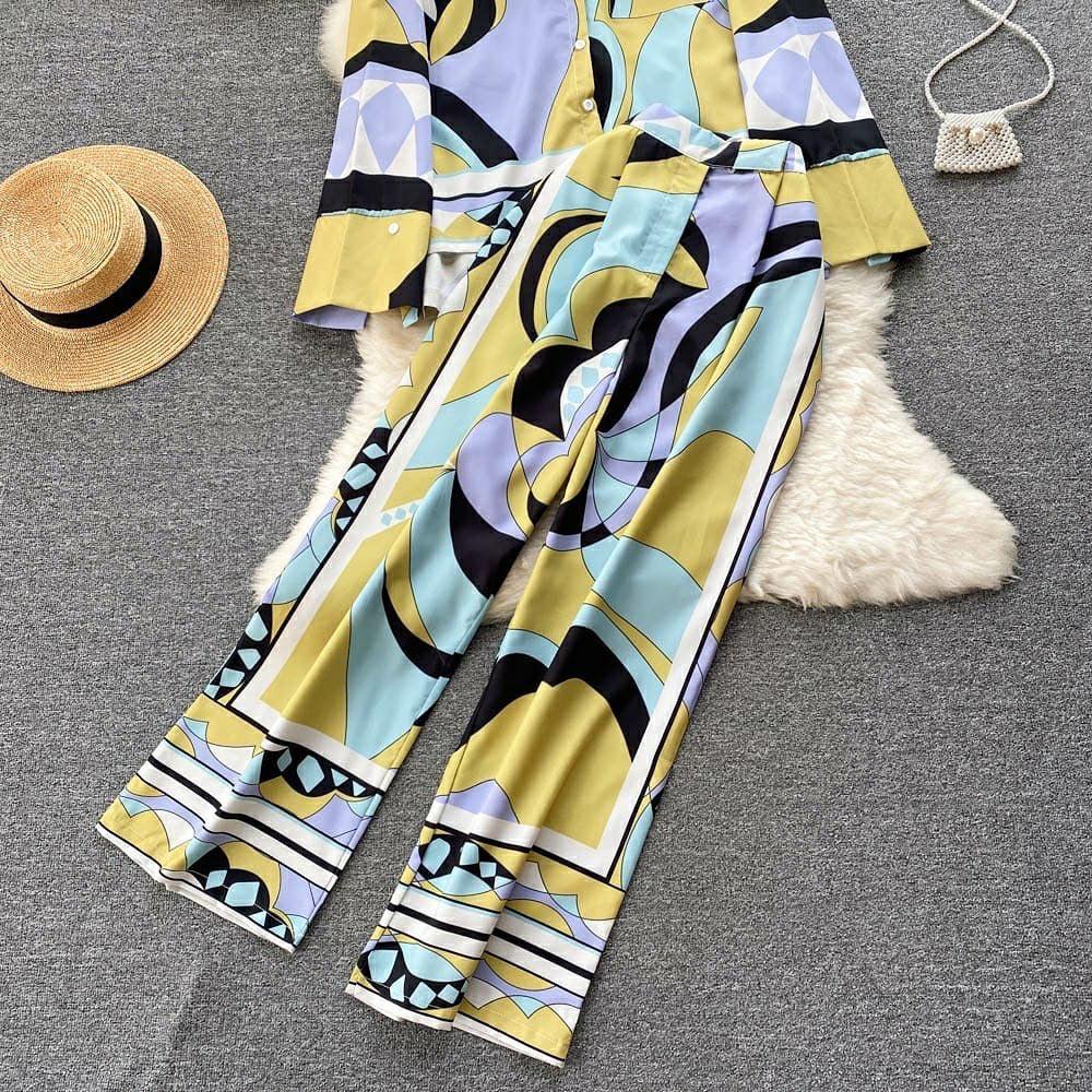Balimo Coord Set In Multicolor