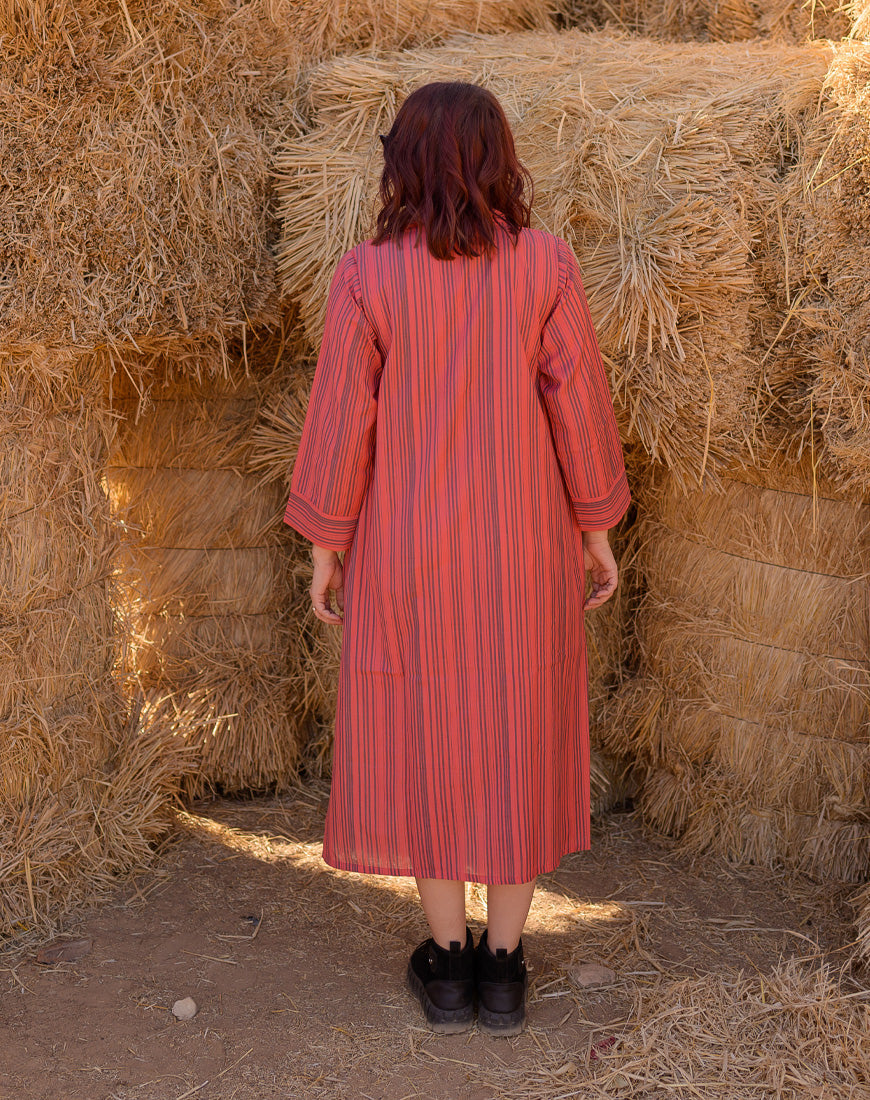 Brick Red Dress