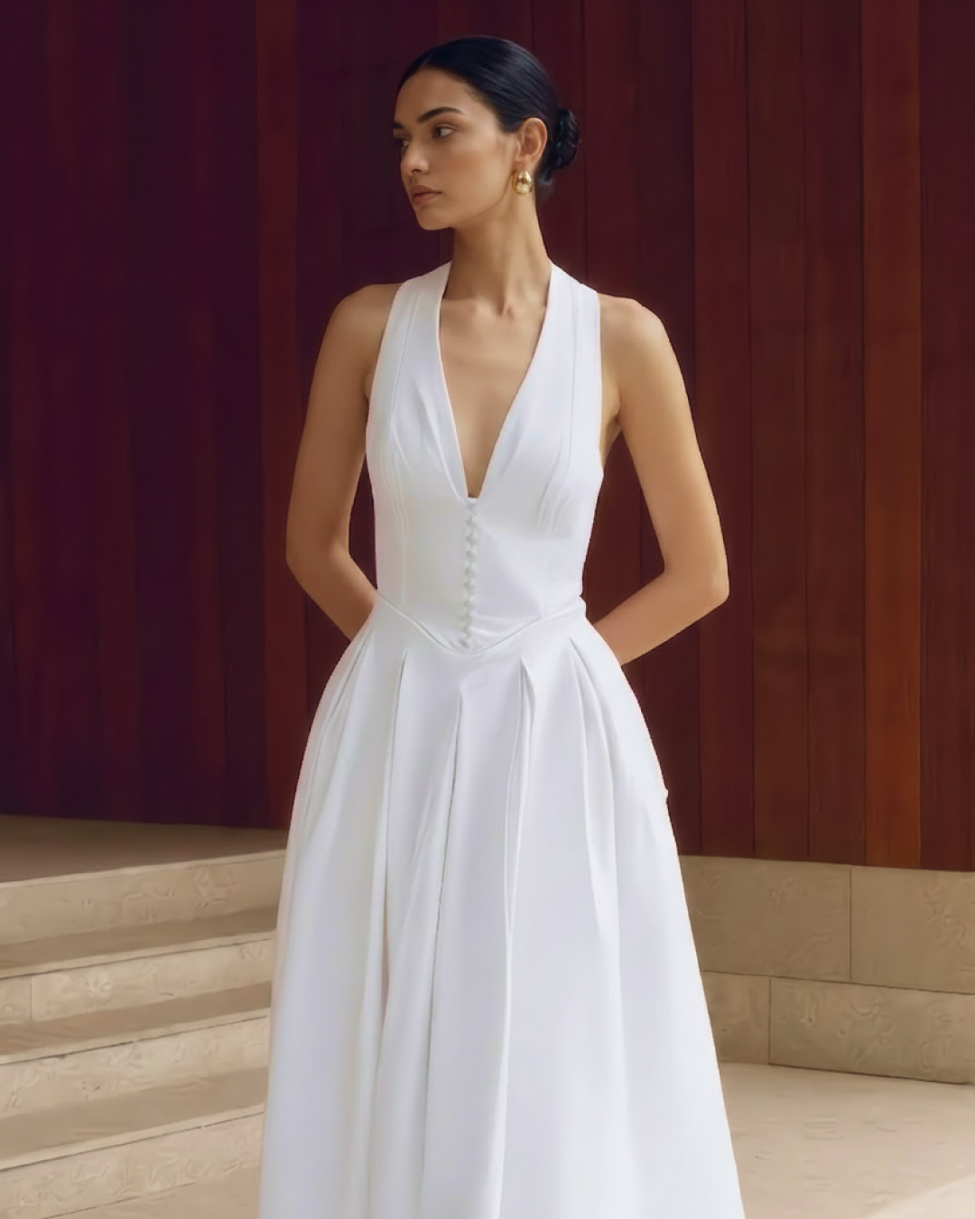 Demy Sleeveless Maxi Dress