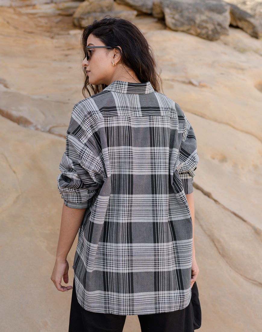 Grey Phantom Over-Sized Shirt