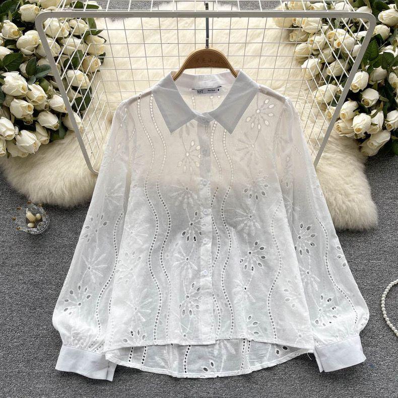 Hebby Cotton Eyelet Shirt