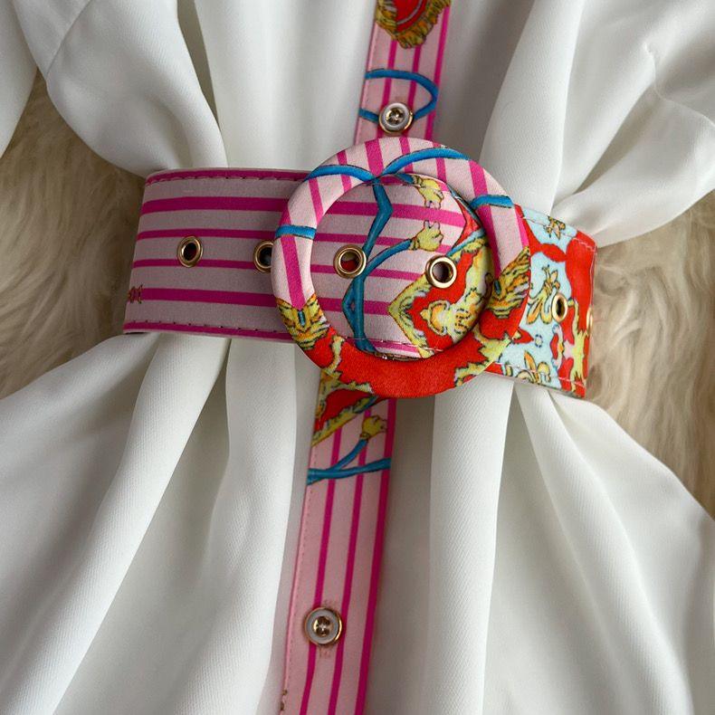 Tatum Coord Set with Belt In White