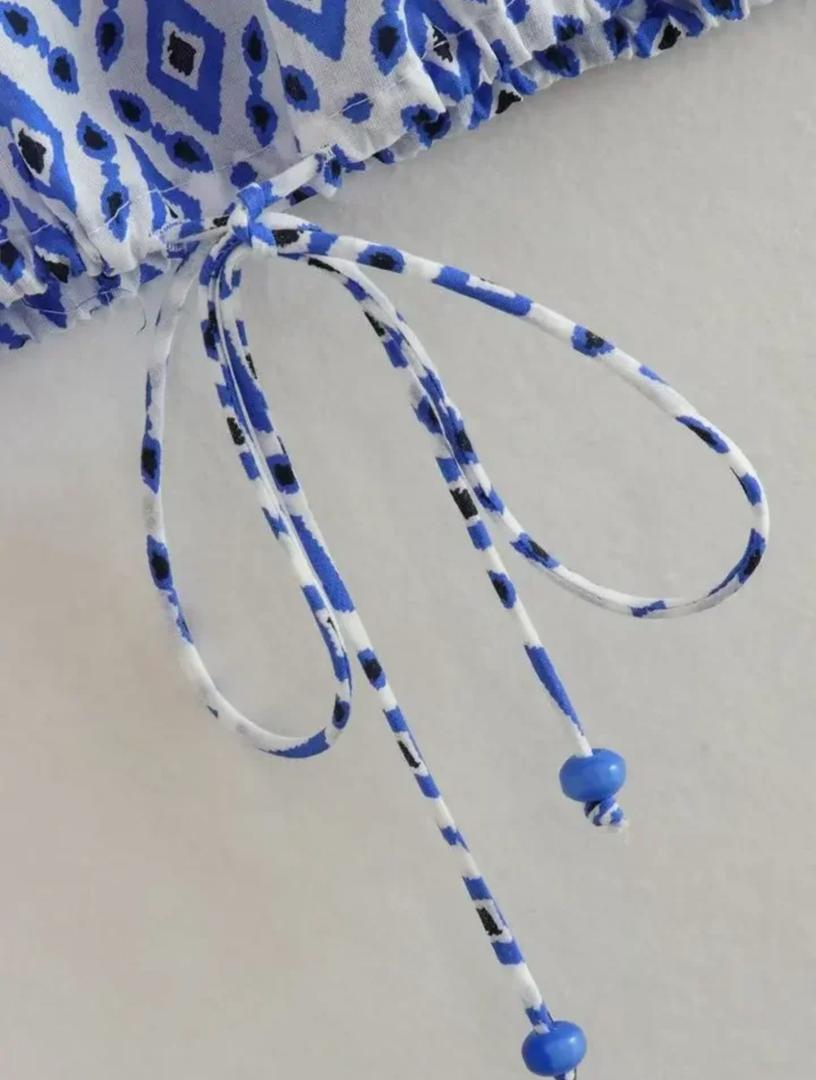 Troy Summer Coord Set In Blue