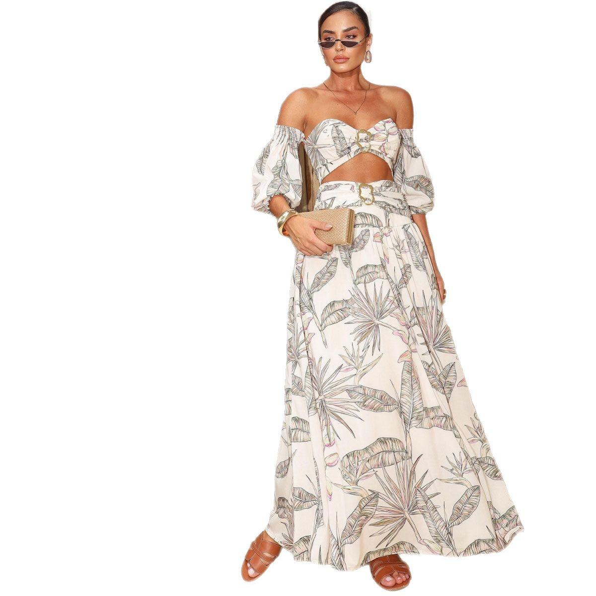 Danisa Statement Summer Holiday Coord In White