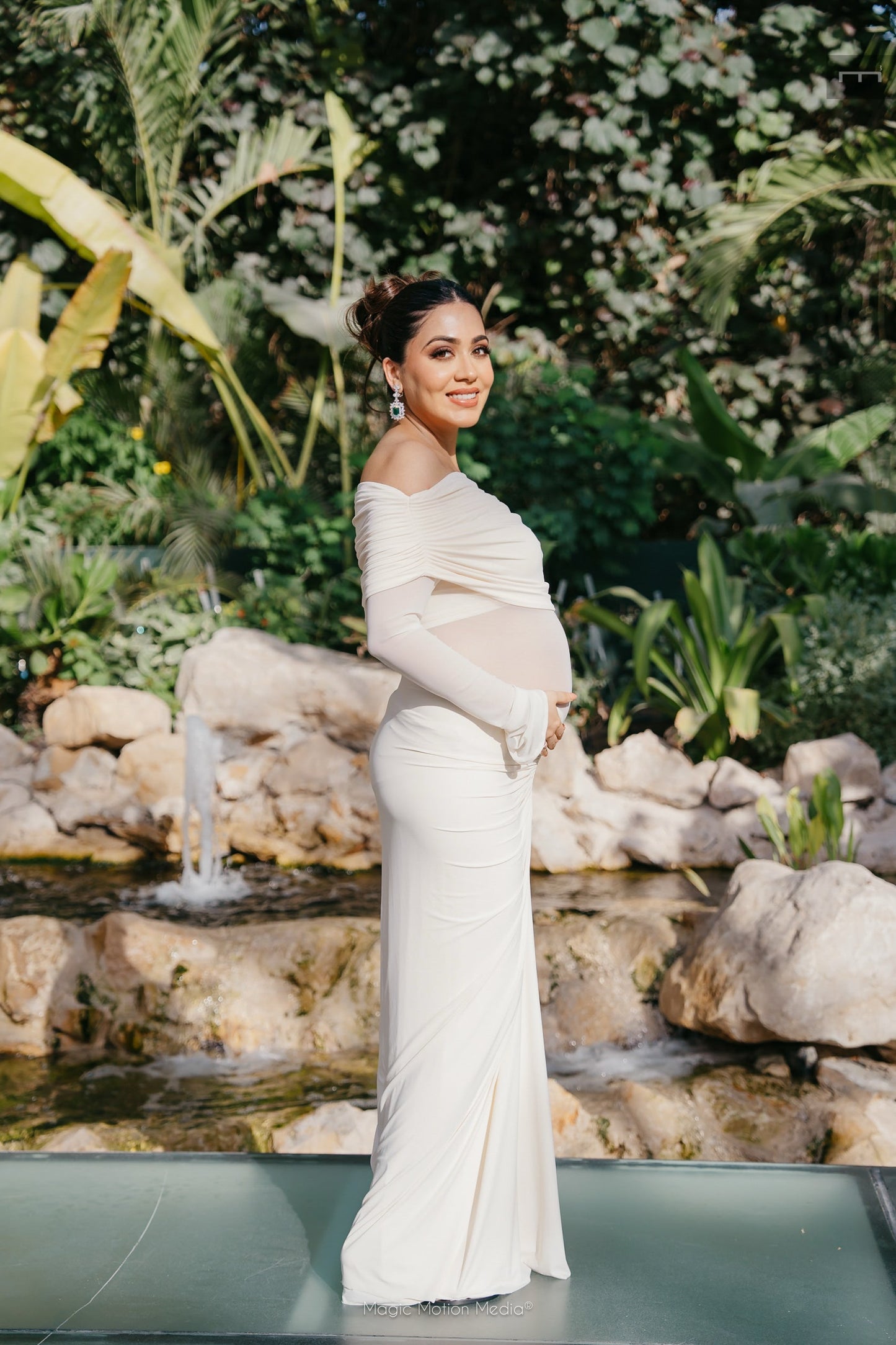 Saya Luxe Bodycon Maxi Dress