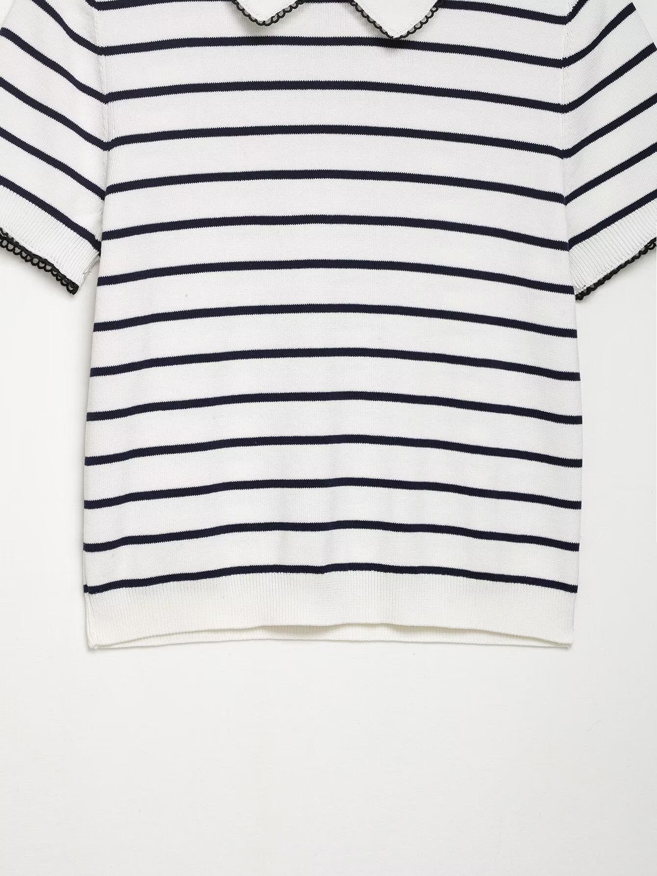 Ornella Knit Summer Top In White