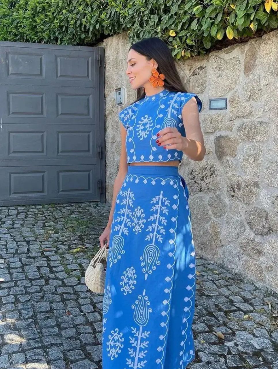 Louella Summer Set of Top and Skirt