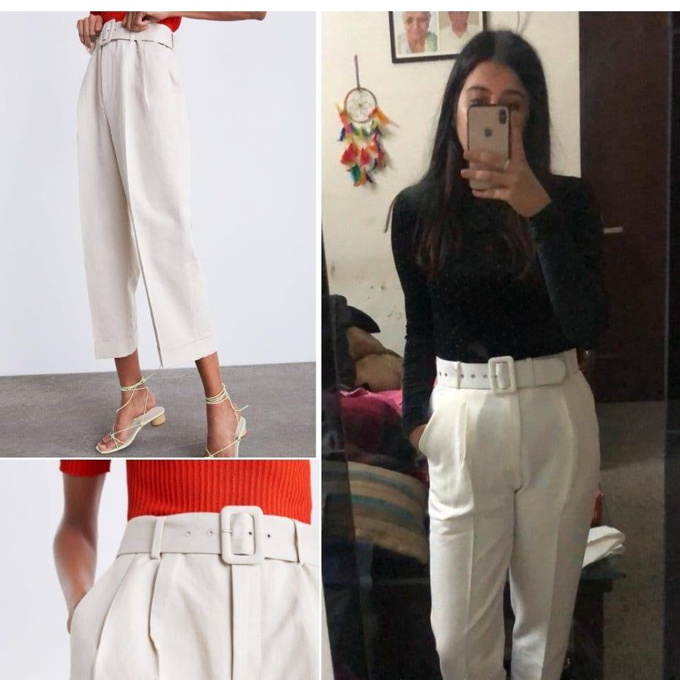 Luxury Trinity Pants In Black