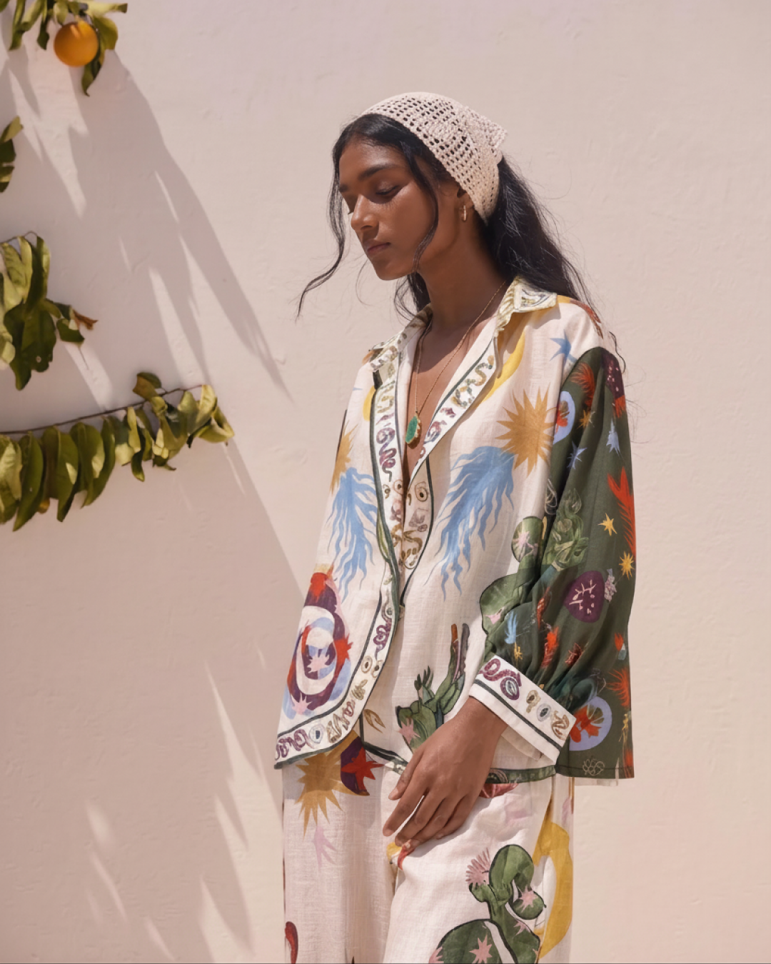Misco Summer Holiday Abstract Coord Set In Multicolor
