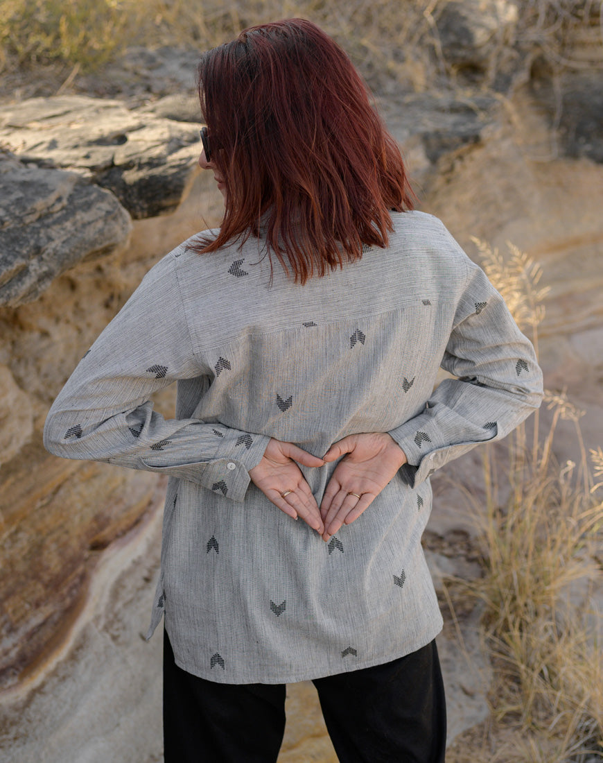 Pale Grey Shirt