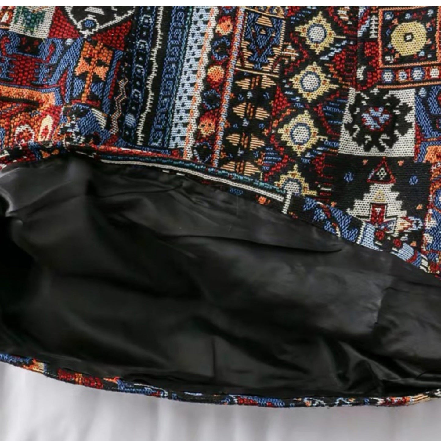 Vintage Tesla Embroidered Skirt