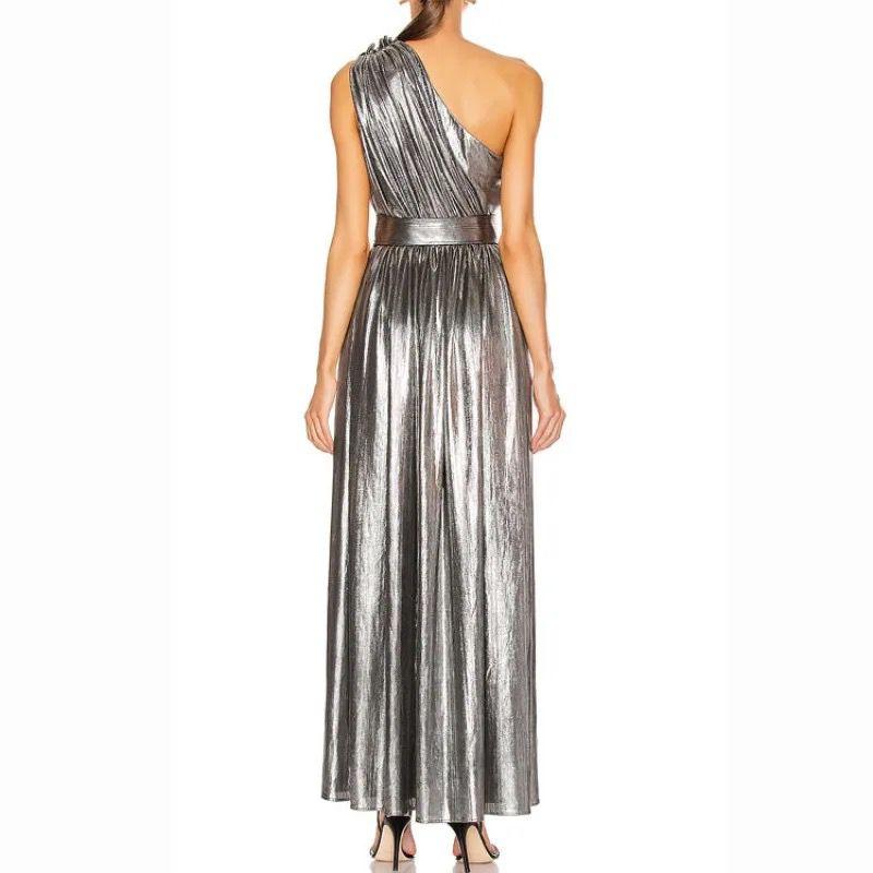 Lazarus Luxe Party Dress In Sliver