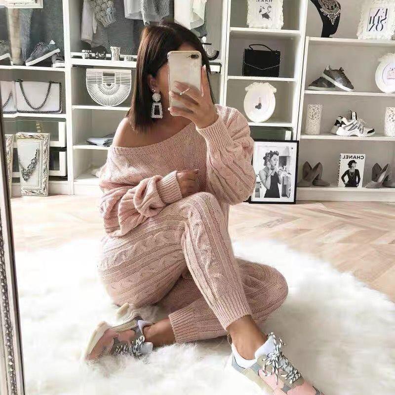 Darya Winter Knitted Trackset