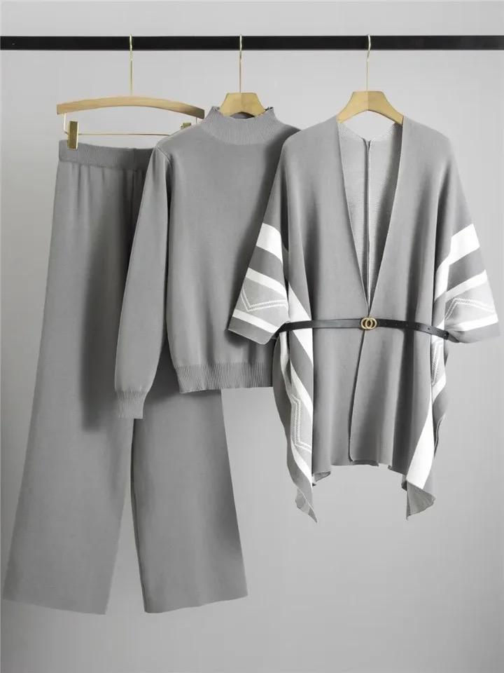 Florrie Luxe Winter Coord Set- With Cape
