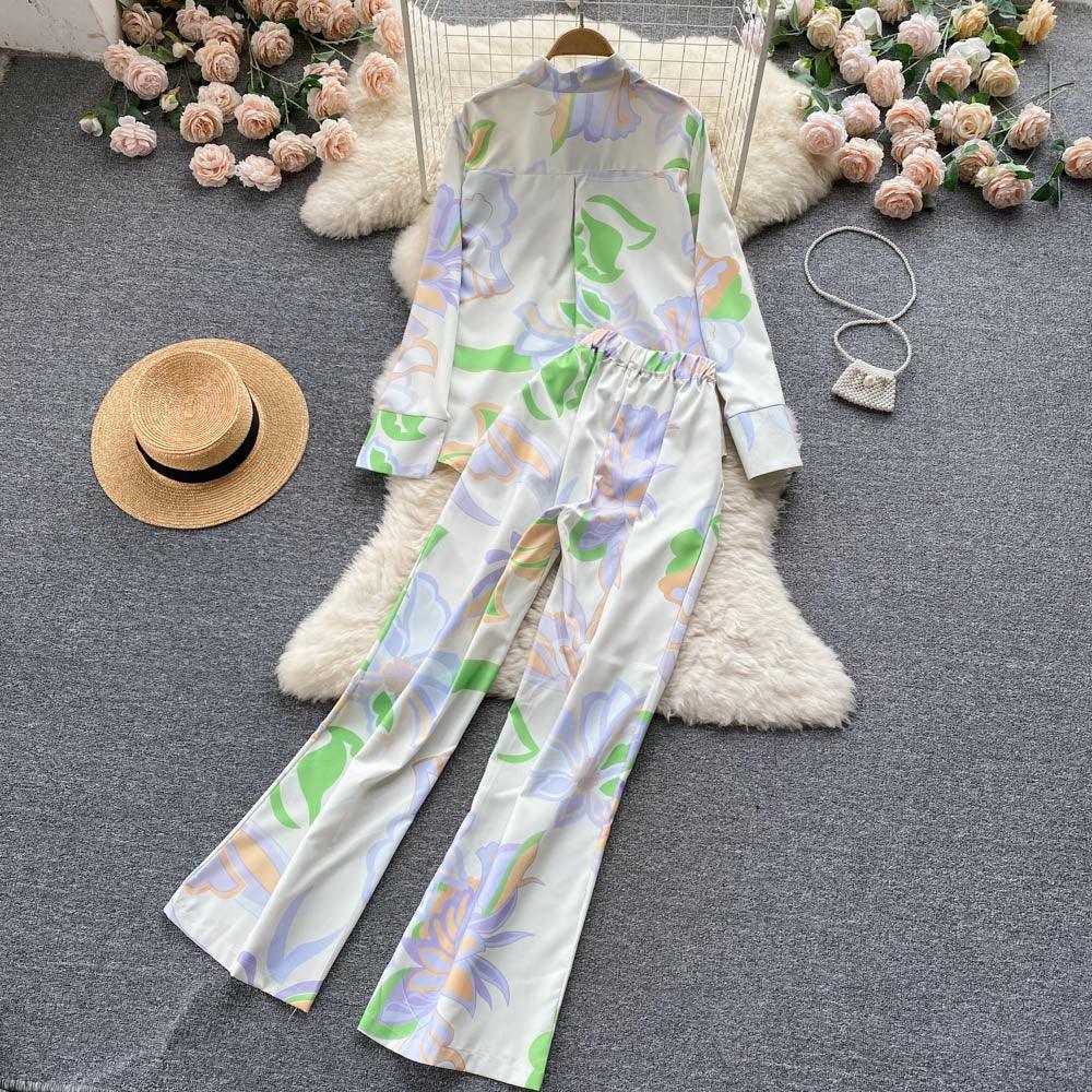 Leister Abstract Coord Set In Off-White