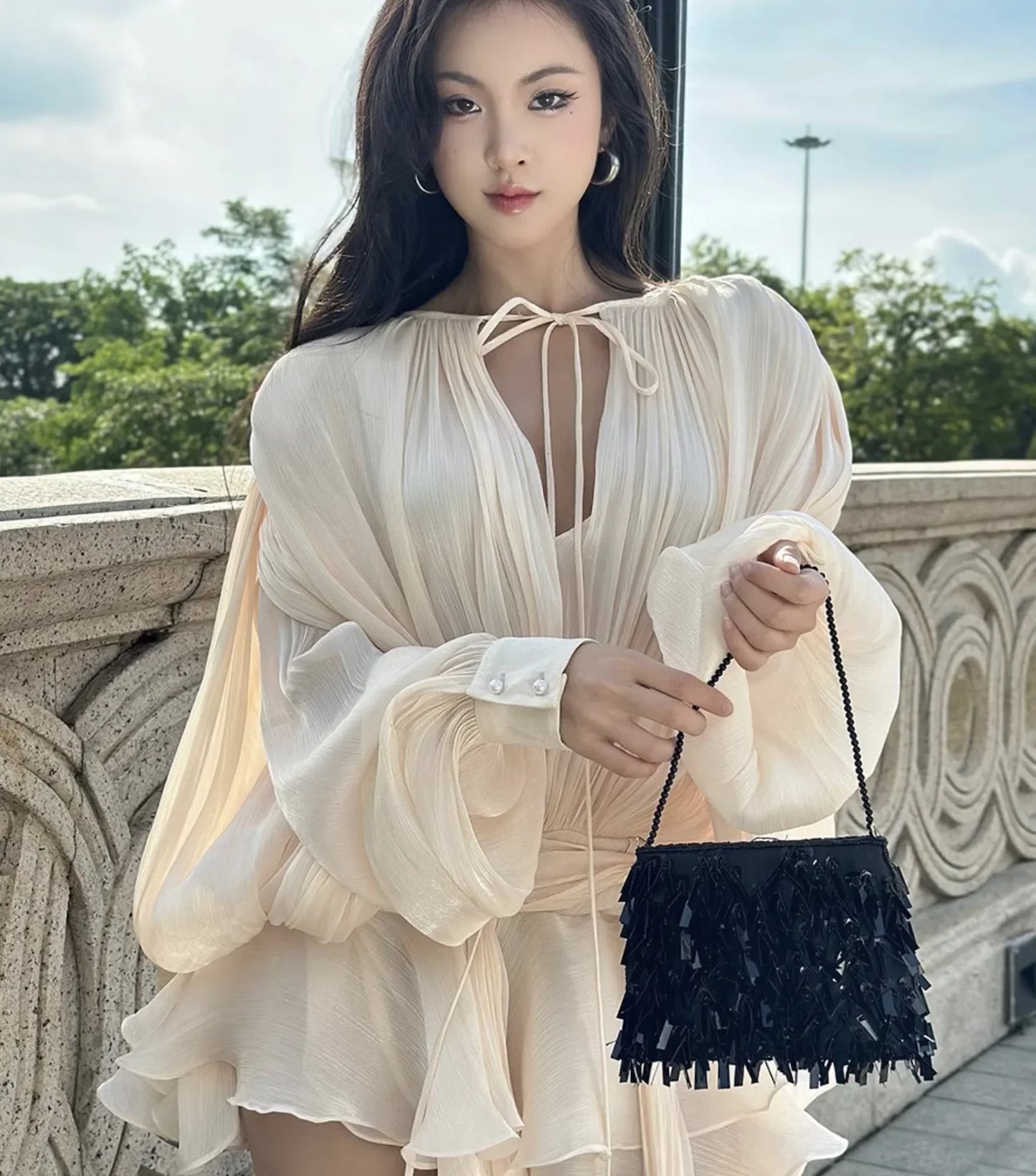 Aimee Ruffle Coord Short Set
