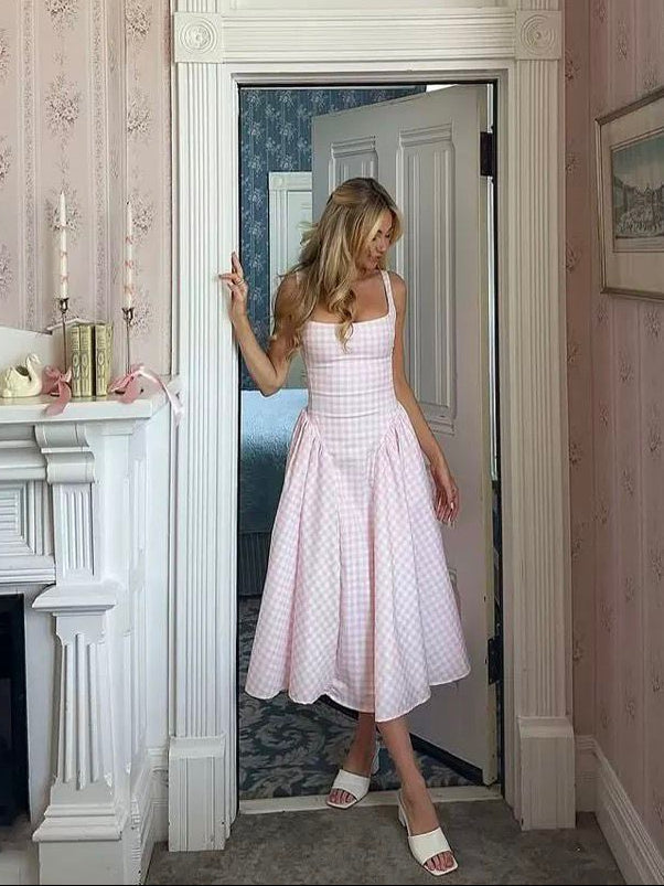 Pricillia Drop Waist Midi Dress