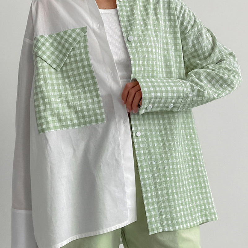 Iconic 2 Tone Oversized Shirt