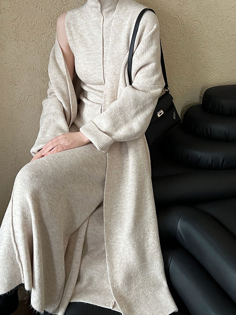 Delmi Winter Dress With Cape