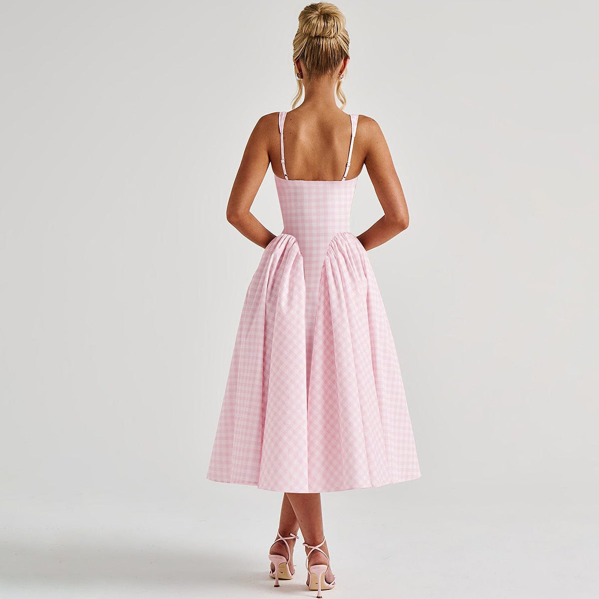 Pricillia Drop Waist Midi Dress
