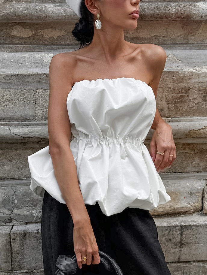 Olio Off Shoulder Balloon Top
