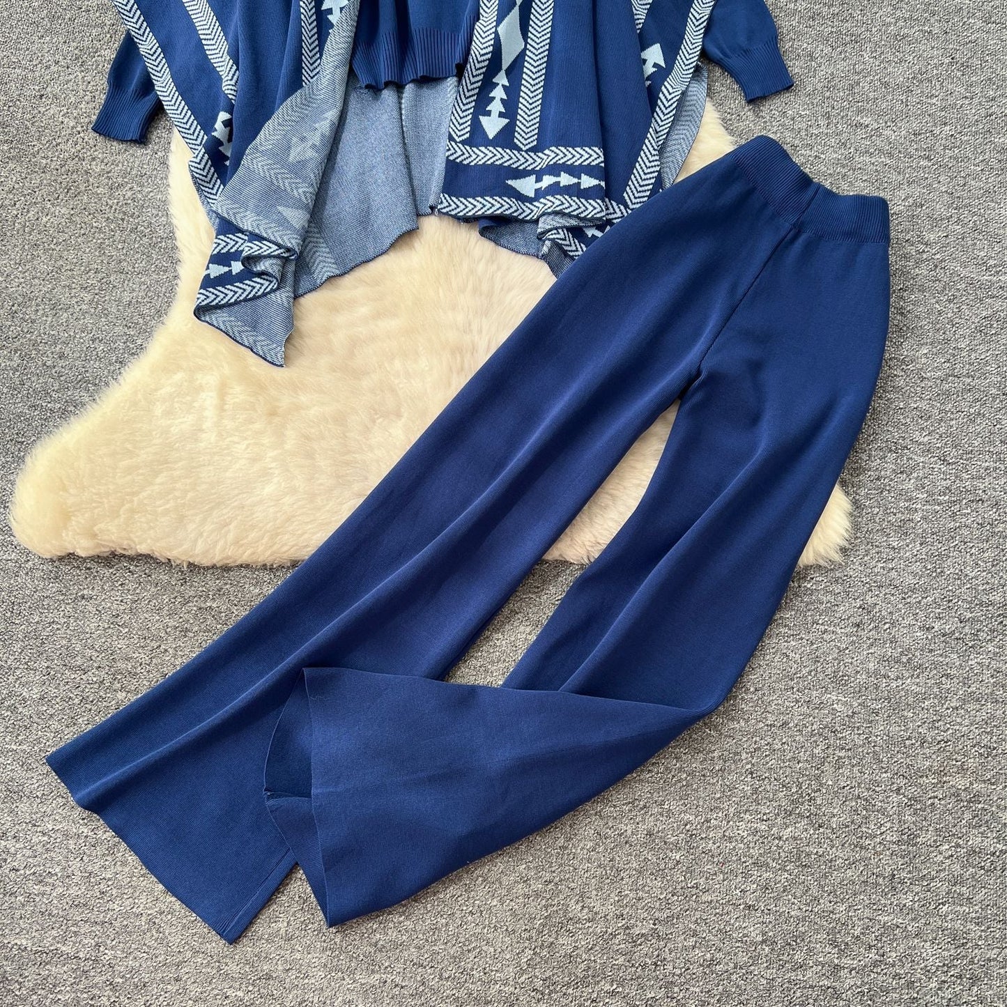 Melvin Luxe Winter Coord Set With Cape