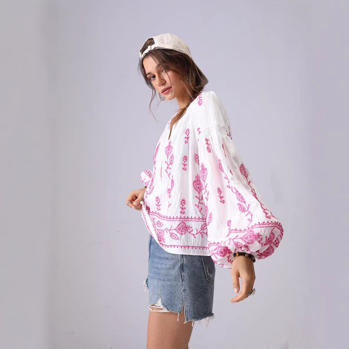 Mirella Embroidered Summer Top
