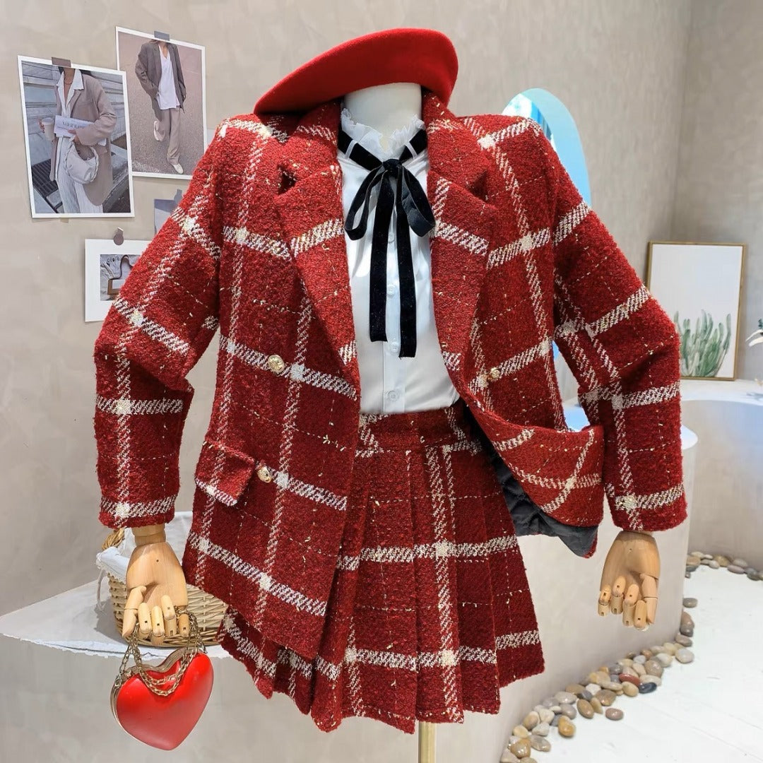 Camille Statement Luxe Tweed Coord Set