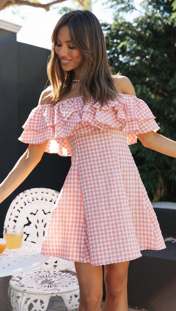 Olivia Off Shoulder Mini Dress
