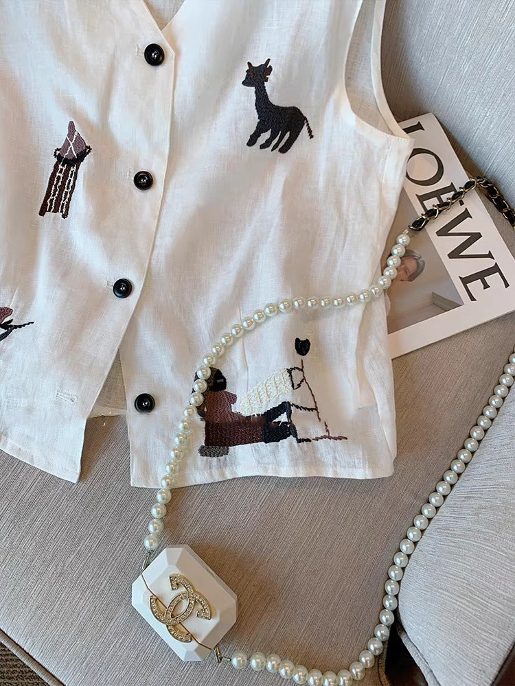 Agnes Vest Summer Top