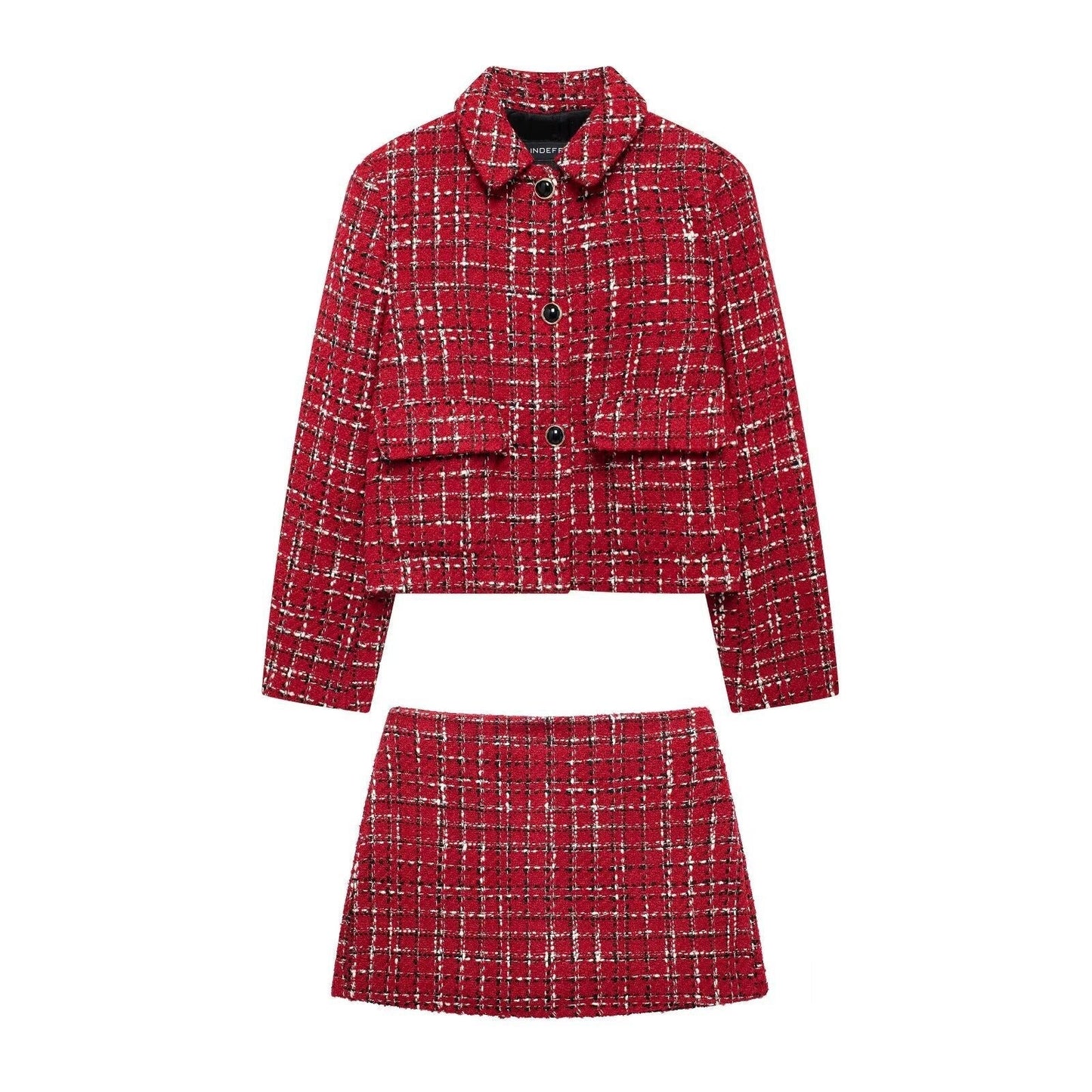 Noelle Luxe Tweed Coord Skort Set