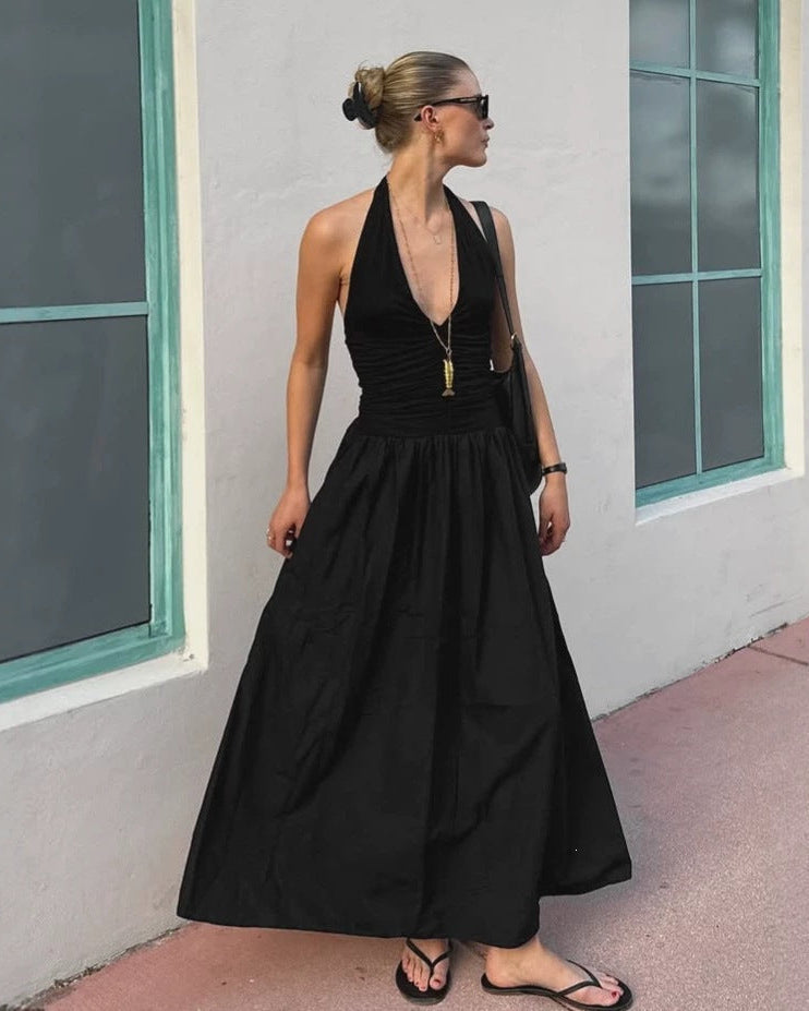 Damsel Halterneck Maxi Dress