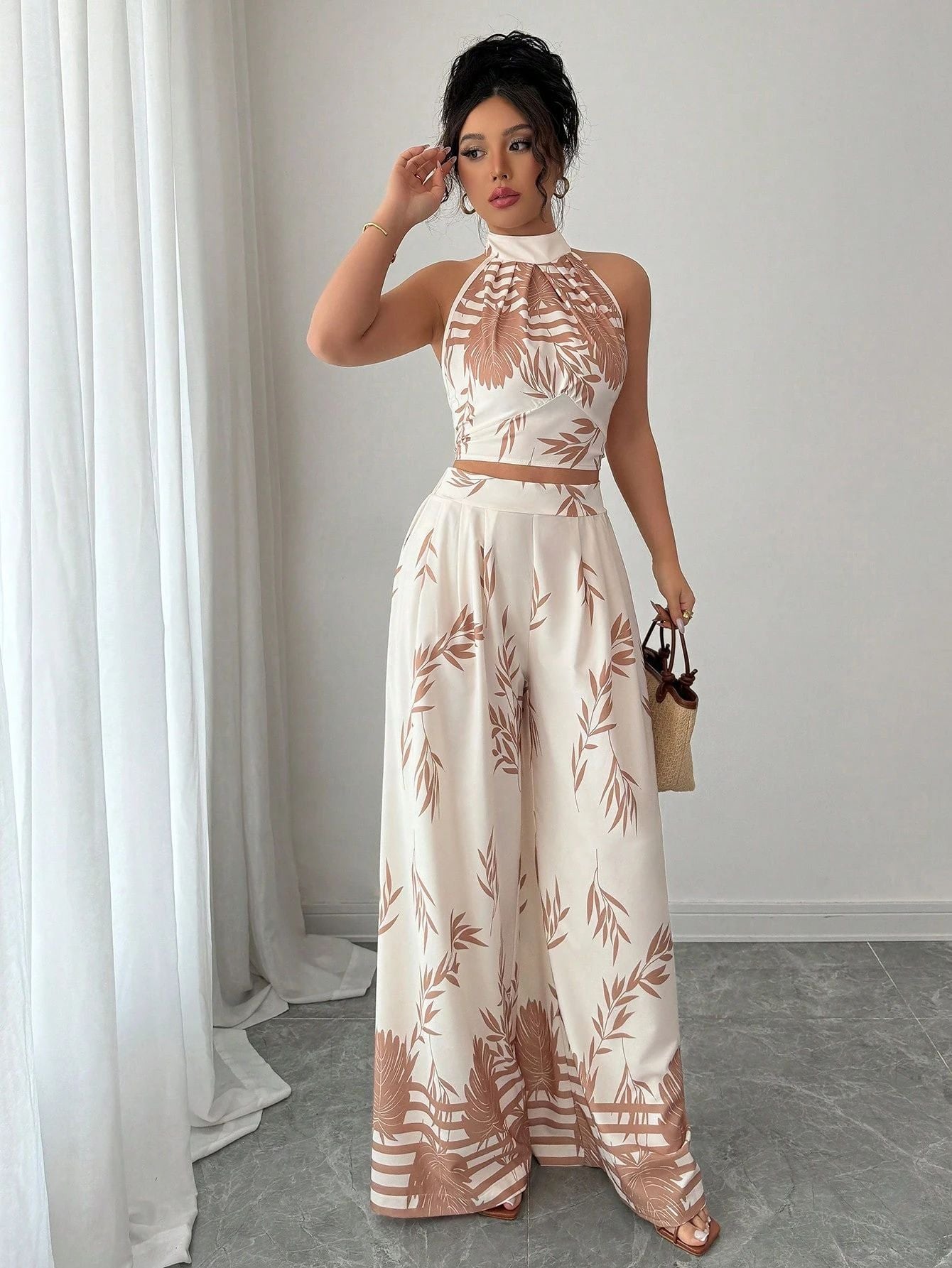 Rene Printed Top Coord Set