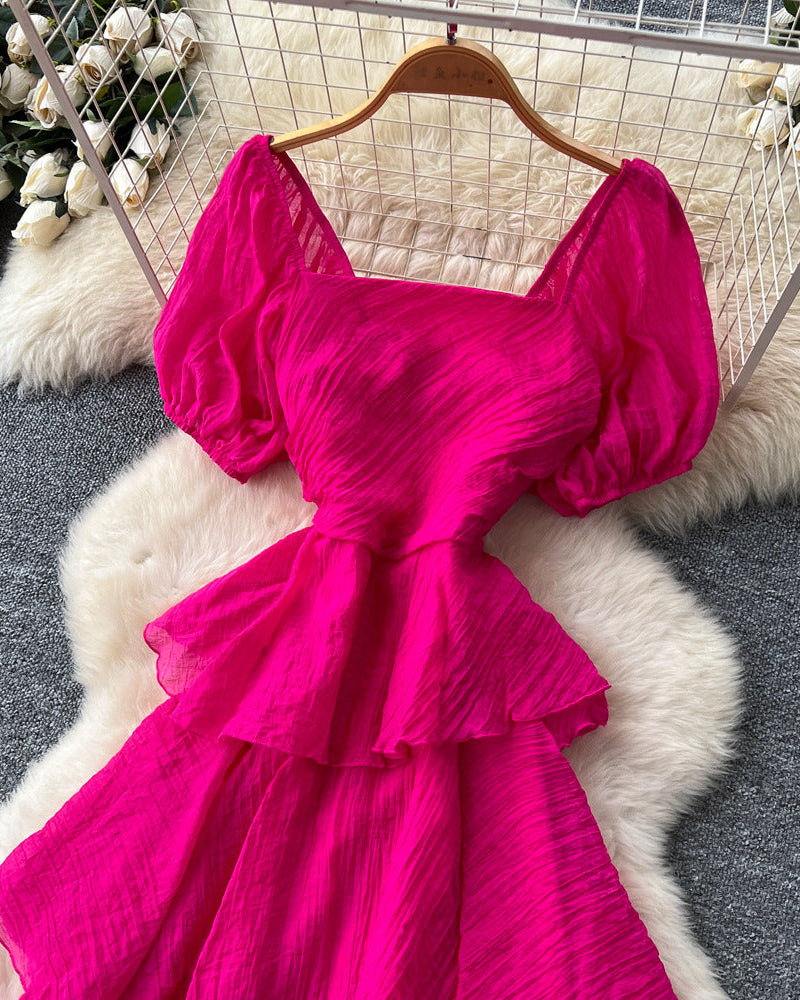 Sofia Ruffle Layer Maxi Dress