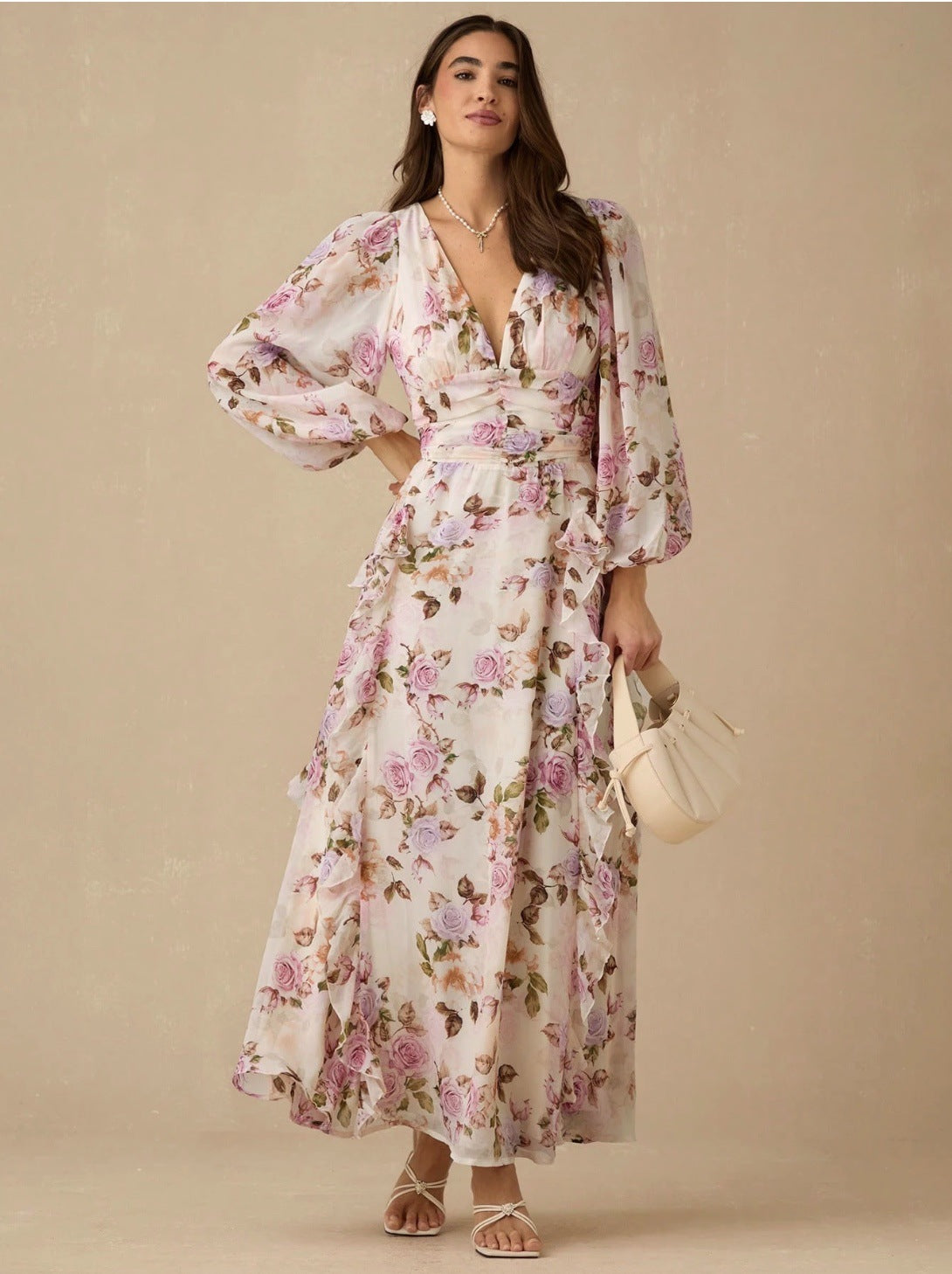 Nelia Floral Maxi Dress