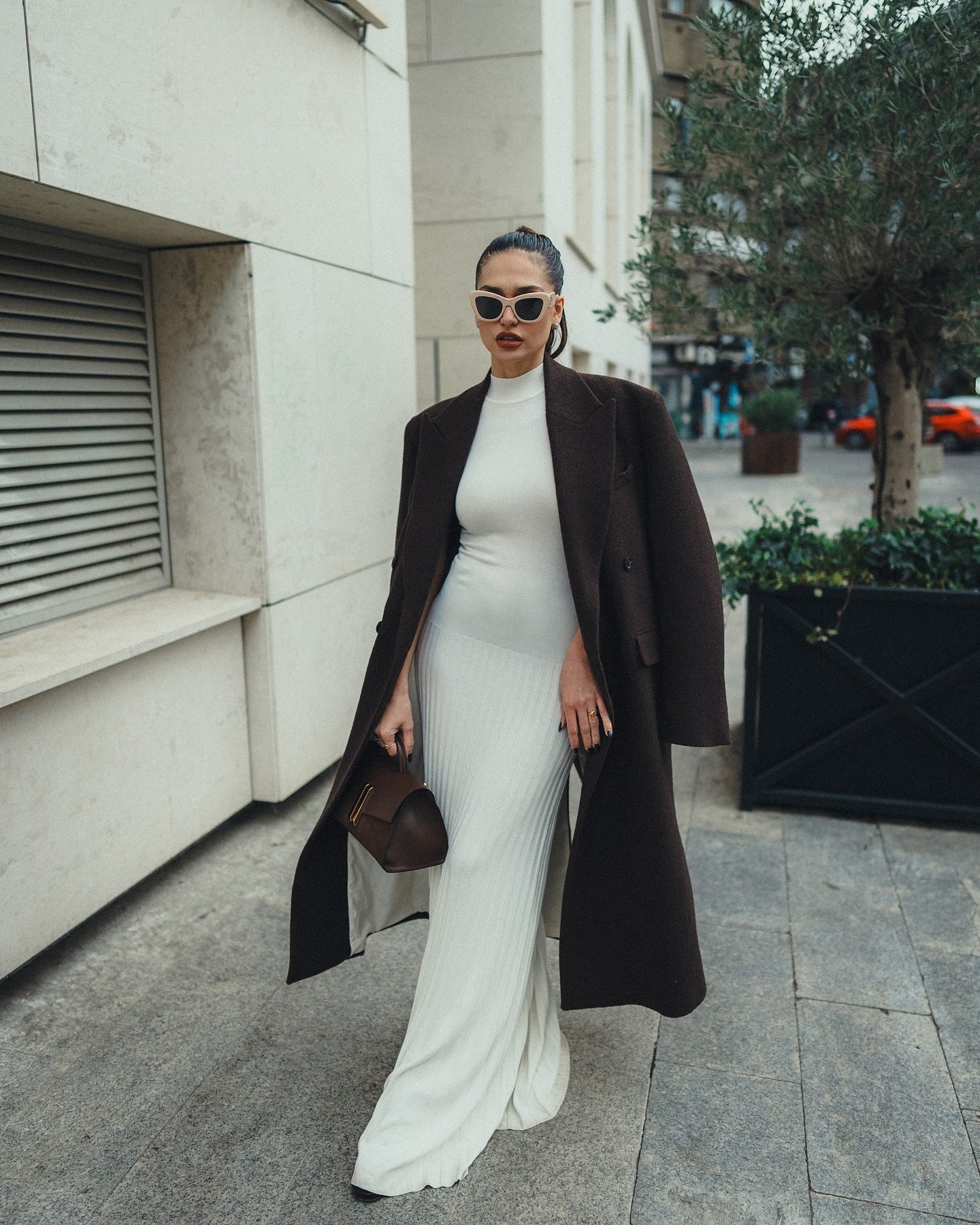 Orelia Knitted Maxi Dress