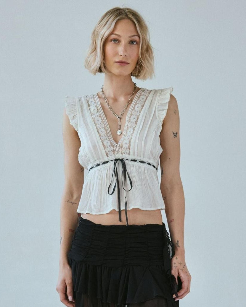 Reter Lace Crop Top