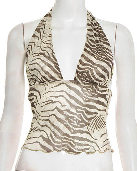 Ila Halterneck Printed Top