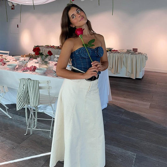 Cinzia Rose Denim Top